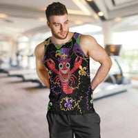 Mardi Gras Crawfish Men Tank Top On Tuesdays We Wear Beads - Wonder Print Shop