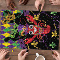Mardi Gras Crawfish Puzzle On Tuesdays We Wear Beads - Wonder Print Shop
