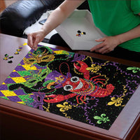Mardi Gras Crawfish Puzzle On Tuesdays We Wear Beads - Wonder Print Shop