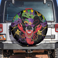 Mardi Gras Crawfish Spare Tire Cover On Tuesdays We Wear Beads - Wonder Print Shop