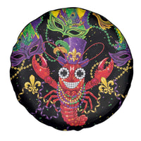 Mardi Gras Crawfish Spare Tire Cover On Tuesdays We Wear Beads - Wonder Print Shop