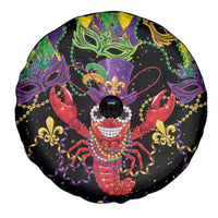 Mardi Gras Crawfish Spare Tire Cover On Tuesdays We Wear Beads - Wonder Print Shop