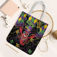 Mardi Gras Crawfish Tote Bag On Tuesdays We Wear Beads - Wonder Print Shop