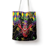 Mardi Gras Crawfish Tote Bag On Tuesdays We Wear Beads - Wonder Print Shop