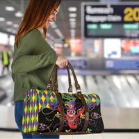 Mardi Gras Crawfish Travel Bag On Tuesdays We Wear Beads - Wonder Print Shop