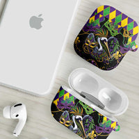Mardi Gras Pelican AirPods Case On Tuesdays We Wear Beads - Wonder Print Shop