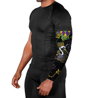 Mardi Gras Pelican Arm Sleeves On Tuesdays We Wear Beads - Wonder Print Shop