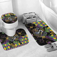 Mardi Gras Pelican Bathroom Set On Tuesdays We Wear Beads - Wonder Print Shop