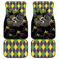 Mardi Gras Pelican Car Mats On Tuesdays We Wear Beads - Wonder Print Shop