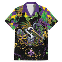 Mardi Gras Pelican Family Matching Mermaid Dress and Hawaiian Shirt On Tuesdays We Wear Beads - Wonder Print Shop