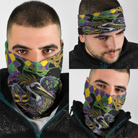 Mardi Gras Pelican Neck Gaiter On Tuesdays We Wear Beads - Wonder Print Shop