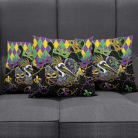 Mardi Gras Pelican Pillow Cover On Tuesdays We Wear Beads - Wonder Print Shop