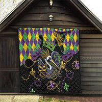Mardi Gras Pelican Quilt On Tuesdays We Wear Beads - Wonder Print Shop