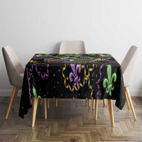 Mardi Gras Pelican Tablecloth On Tuesdays We Wear Beads - Wonder Print Shop