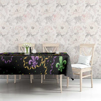 Mardi Gras Pelican Tablecloth On Tuesdays We Wear Beads - Wonder Print Shop