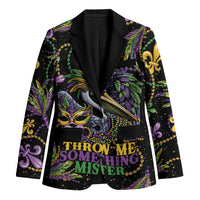 Mardi Gras Pelican Blazer Throw me Something Mister! - Wonder Print Shop