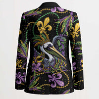 Mardi Gras Pelican Blazer Throw me Something Mister! - Wonder Print Shop