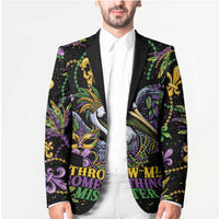 Mardi Gras Pelican Blazer Throw me Something Mister! - Wonder Print Shop