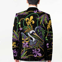 Mardi Gras Pelican Blazer Throw me Something Mister! - Wonder Print Shop