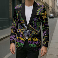 Mardi Gras Pelican Blazer Throw me Something Mister! - Wonder Print Shop