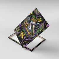 Mardi Gras Pelican Canvas Wall Art Throw me Something Mister! - Wonder Print Shop