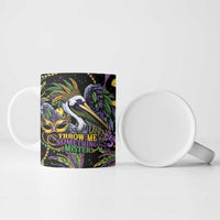 Mardi Gras Pelican Ceramic Mug Throw me Something Mister! - Wonder Print Shop