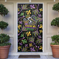 Mardi Gras Pelican Door Cover Throw me Something Mister! - Wonder Print Shop