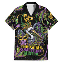 Mardi Gras Pelican Family Matching Mermaid Dress and Hawaiian Shirt Throw me Something Mister! - Wonder Print Shop