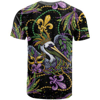 Mardi Gras Pelican T Shirt Throw me Something Mister! - Wonder Print Shop