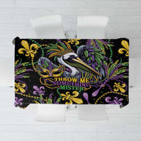 Mardi Gras Pelican Tablecloth Throw me Something Mister! - Wonder Print Shop