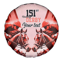 Personalized Kentucky Horse Racing Spare Tire Cover Happy 151st Anniversary Red Style LT9