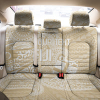 Custom Indo Fijians Back Car Seat Cover Fiji ke Hindustani Polyneisan Paisley Beige Style LT9 - Wonder Print Shop