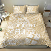 Custom Indo Fijians Bedding Set Fiji ke Hindustani Polyneisan Paisley Beige Style LT9 - Wonder Print Shop