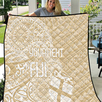 Custom Indo Fijians Quilt Fiji ke Hindustani Polyneisan Paisley Beige Style - Wonder Print Shop