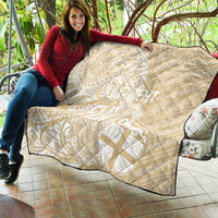 Custom Indo Fijians Quilt Fiji ke Hindustani Polyneisan Paisley Beige Style - Wonder Print Shop