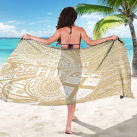 Custom Indo Fijians Sarong Fiji ke Hindustani Polyneisan Paisley Beige Style - Wonder Print Shop