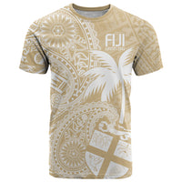 Custom Indo Fijians T Shirt Fiji ke Hindustani Polyneisan Paisley Beige Style - Wonder Print Shop