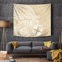 Custom Indo Fijians Tapestry Fiji ke Hindustani Polyneisan Paisley Beige Style - Wonder Print Shop