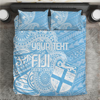 Custom Indo Fijians Bedding Set Fiji ke Hindustani Polyneisan Paisley Blue Style LT9 - Wonder Print Shop