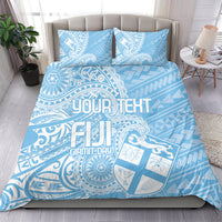 Custom Indo Fijians Bedding Set Fiji ke Hindustani Polyneisan Paisley Blue Style LT9 - Wonder Print Shop