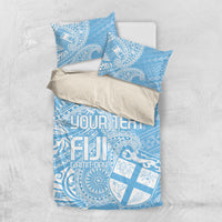 Custom Indo Fijians Bedding Set Fiji ke Hindustani Polyneisan Paisley Blue Style LT9 - Wonder Print Shop