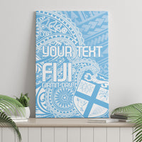 Custom Indo Fijians Canvas Wall Art Fiji ke Hindustani Polyneisan Paisley Blue Style LT9 - Wonder Print Shop