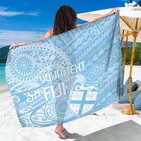 Custom Indo Fijians Sarong Fiji ke Hindustani Polyneisan Paisley Blue Style - Wonder Print Shop