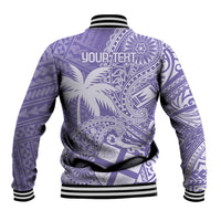 Custom Indo Fijians Baseball Jacket Fiji ke Hindustani Polyneisan Paisley Purple Style LT9 - Wonder Print Shop