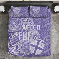 Custom Indo Fijians Bedding Set Fiji ke Hindustani Polyneisan Paisley Purple Style LT9 - Wonder Print Shop
