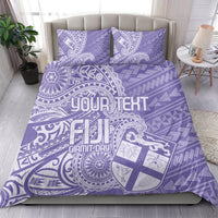 Custom Indo Fijians Bedding Set Fiji ke Hindustani Polyneisan Paisley Purple Style LT9 - Wonder Print Shop