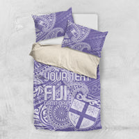 Custom Indo Fijians Bedding Set Fiji ke Hindustani Polyneisan Paisley Purple Style LT9 - Wonder Print Shop