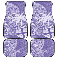 Custom Indo Fijians Car Mats Fiji ke Hindustani Polyneisan Paisley Purple Style LT9 - Wonder Print Shop