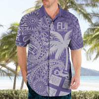 Custom Indo Fijians Hawaiian Shirt Fiji ke Hindustani Polyneisan Paisley Purple Style - Wonder Print Shop