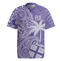 Custom Indo Fijians Rugby Jersey Fiji ke Hindustani Polyneisan Paisley Purple Style - Wonder Print Shop